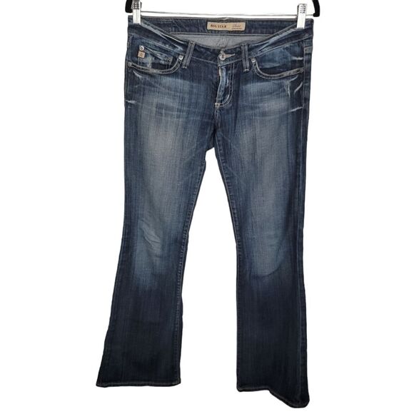 Big Star Sweet ultra low rise bootcut denim jeans size 28 - Picture 1 of 6